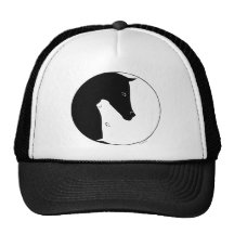 Equestrian Ying Yang Trucker Hats
