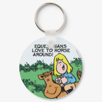Equestrians Love To... keychains