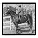 Equestrienne Girl on Her Horse 1926 posters