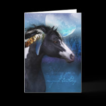 Equine Birthday Card - Spirit Horse cards