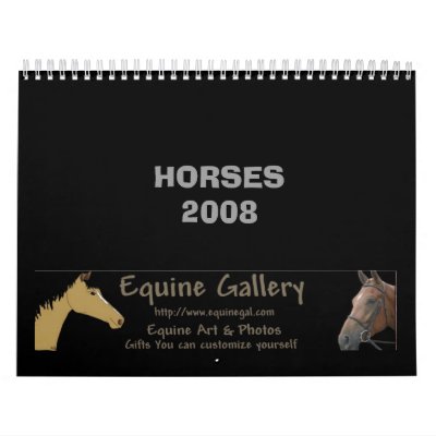 Equine Calendar by EquineGal