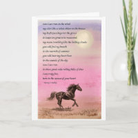 Equine Sympathy Card