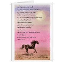 Equine Sympathy Card