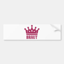 Equipo Braut Pegatina De Parachoque