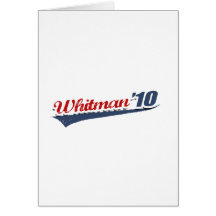 Equipo de Whitman Tarjetas