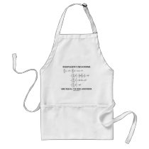 Equivalent Equations Are Equal To One Another aprons by wordsunwords Equivalent Equations Are Equal To One Another aprons