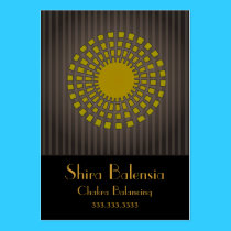 Eqyptian Sunburst With Stripes Business Card business cards