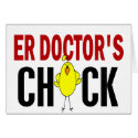ER Doctor’s Chick cards by professiongifts ER Doctor’s Chick cards