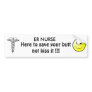 ER Nurse Bumper Sticker