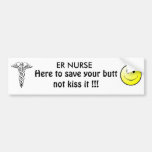 ER Nurse Bumper Sticker