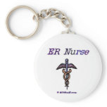 ER Nurse Caduceus keychains