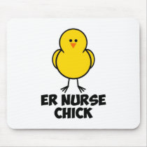 ER Nurse Chick mousepads