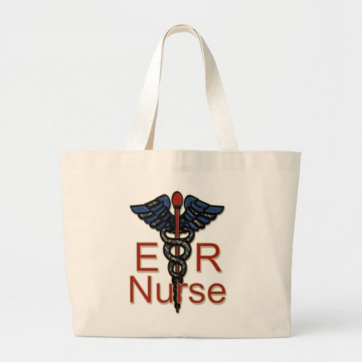 Er Nurse Large Tote Bag Zazzle