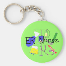 ER Nurse Medical Equipment Design Key Chains