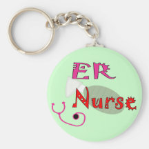 ER Nurse T-shirts & Gifts Keychains