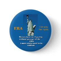 ERA button, Equal Rights Amendment for all. by PUMA4Democracy ERA button, Equal Rights Amendment for all.