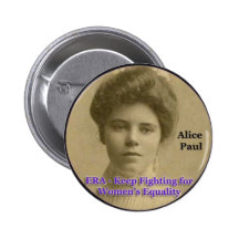 ERA button with Alice Paul