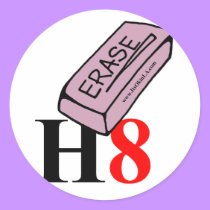 Erase H8 stickers