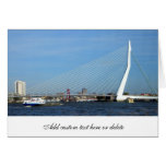 Erasmus Bridge, Rotterdam, Netherlands Cards
