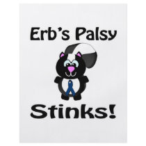 Erbs Palsy Stinks Skunk Awareness Design Custom Flyer