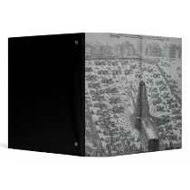 Erecting the Ancient Egyptian Obelisk Vinyl Binder