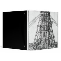 Erecting the Ancient Egyptian Obelisk Vinyl Binder