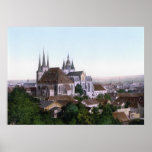 Erfurt Cathedral Poster
