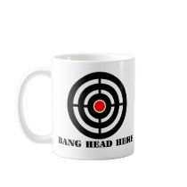 Ergonomic Stress Relief: Bang Head Here Mug