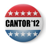 ERIC CANTOR PINBACK BUTTON
