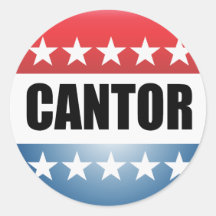 ERIC CANTOR ROUND STICKERS