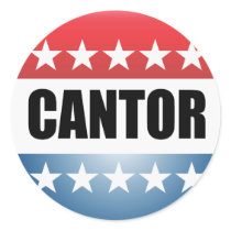 ERIC CANTOR stickers by Politicaltshirts ERIC CANTOR stickers