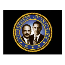Eric Holder and the Department of Injustice Post Card