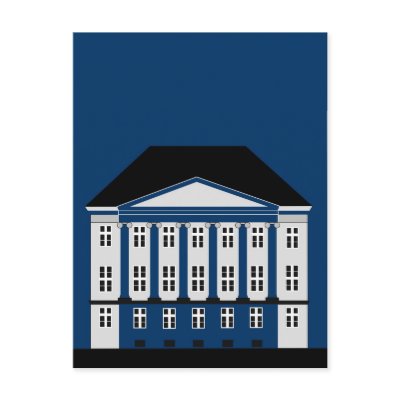 Erich Erichsen's Mansion in Copenhagen Postcard by lonvig