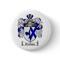 ERICKSON FAMILY CREST -  ERICKSON COAT OF ARMS buttons