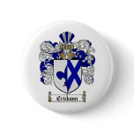 ERICKSON FAMILY CREST -  ERICKSON COAT OF ARMS buttons