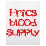 Erics Blood Supply Letterhead