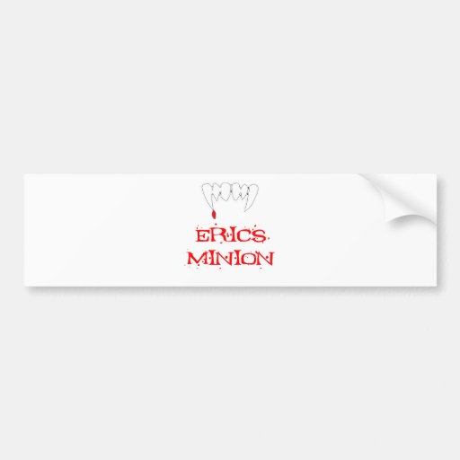 Erics Minion Bumper Sticker