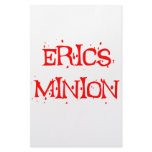 Erics Minion Personalized Stationery