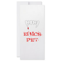 Erics Pet rack cards by Fangtastic Erics Pet rack cards