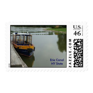 Erie Canal NY State stamp