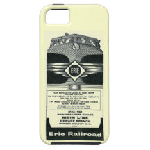 Erie Railroad Suburban TimeTables Cover 1958 iPhone 5 Case