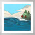 Erik Abel Print: International Surfing Day Artwork