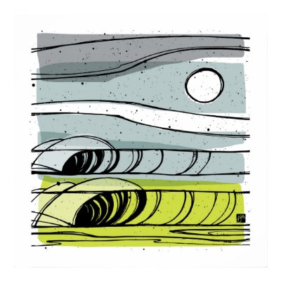 Erik Abel Print: Washed Up by abelarts
