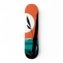 Erik Abel Sk8: Bamboo Wave (Red) skateboards by abelarts Erik Abel Sk8: Bamboo Wave (Red) skateboards