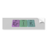 Erik as Erbium Iodine Potassium bumper stickers