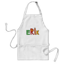 "Erik" Monster Letters Apron