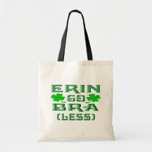 Erin Go Bra (Less) Canvas Bag