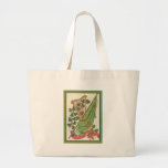 Erin Go Bragh Distressed Vintage Card Canvas Bag