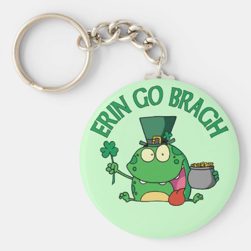 Erin Go Bragh Frog Key Chains