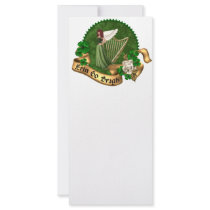 Erin Go Bragh Irish Rack Card